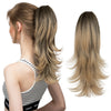 Synthetic Claw Clip in Ponytail Hair Extensions Hairpiece 14"