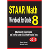 STAAR Math Workbook for Grade 8: Abundant Exercises and Two Full-Length STAAR Math Practice Tests - Paperback