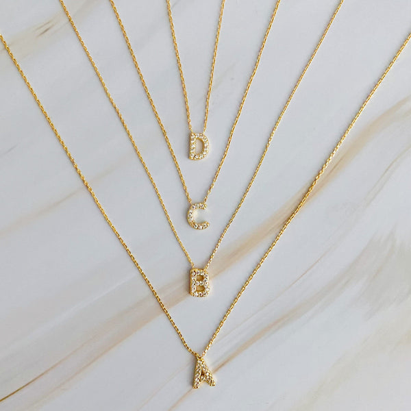 Understated Beauty Initial Necklace