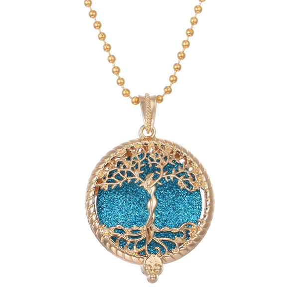 Aromatherapy Necklace Tree of Life