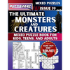 The Ultimate Monsters and Creatures Mixed Puzzle Book for Kids, Teens, and Adults: 16 Types of Engaging Variety Puzzles: Word Search and Math Games (I - Paperback