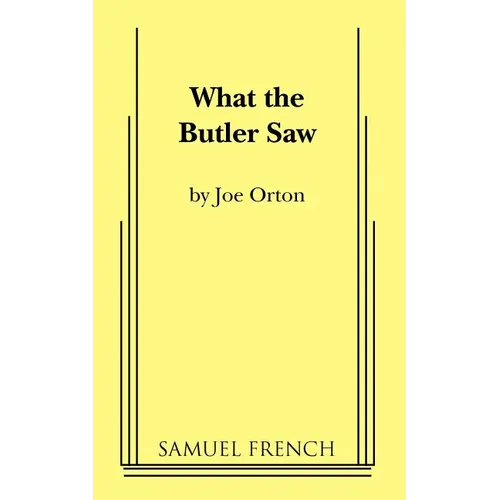 What the Butler Saw - Paperback