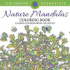 Nature Mandalas Coloring Book - Calming Coloring Book For Adults - Paperback