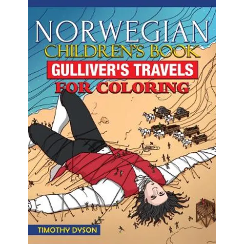Norwegian Children's Book: Gulliver's Travels for Coloring - Paperback