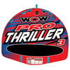 WOW Watersports Super Thriller 1 2 or 3 Person Inflatable Towable Deck Tube