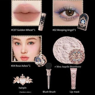 Buy angel-7pcs-set08 Angel Collection Makeup Gift Box Full Kit All in One