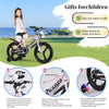 16-18 Inch Kids Bike with Training Wheels and Adjustable Seat