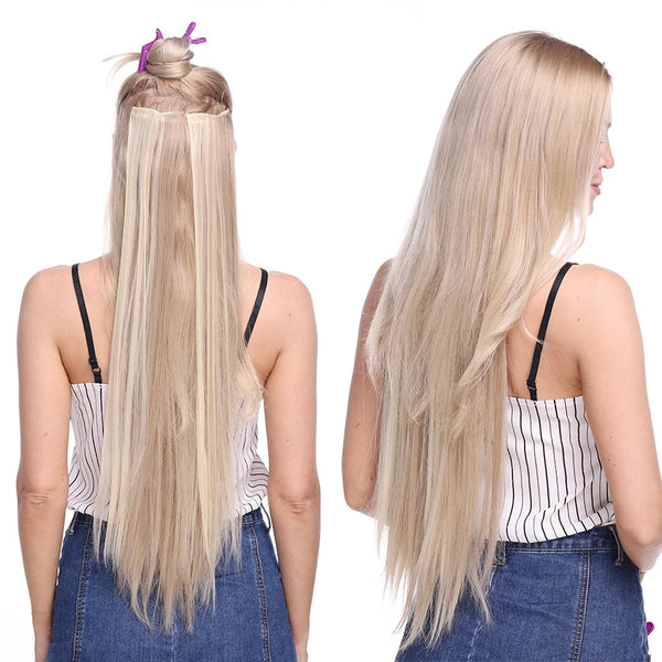 Long Straight Clip in on Hair Extensions