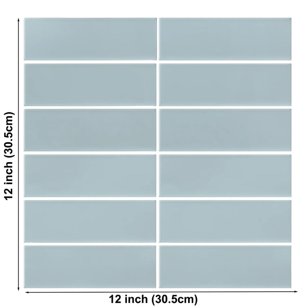 Strong Adhesive Subway Tiles Vinyl Wallpaper Peel and Stick