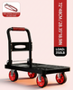 Heavy Duty Folding Platform Cart-350/660/820 lb-Flatbed Hand Truck with Strap