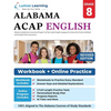 Alabama Comprehensive Assessment Program Test Prep: Grade 8 English Language Arts Literacy (ELA) Practice Workbook and Full-length Online Assessments - Paperback