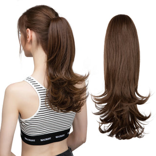 Buy 8 Synthetic Claw Clip in Ponytail Hair Extensions Hairpiece 14"