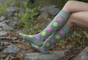Traditional Argyle Knee High Socks Set