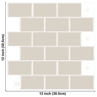 Buy t80028 Strong Adhesive Subway Tiles Vinyl Wallpaper Peel and Stick