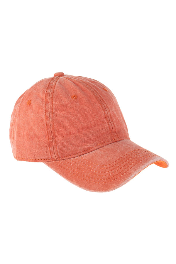 Acid Washed Baseball Cap