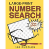 Large Print Number Search Puzzles: A Fun & Relaxing Adult Activity Book with Number Seek Exercises for the Brain & Memory - Paperback