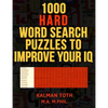 1000 Hard Word Search Puzzles to Improve Your IQ - Paperback