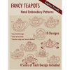 Fancy Teapots Hand Embroidery Patterns - Paperback