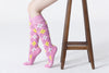 Traditional Argyle Knee High Socks Set