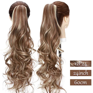 Buy 12p24 Synthetic Long Wavy Fake Ponytail Extension