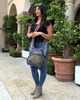 Kathmandu Collection Butterfly Design Hobo Bag