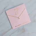 Understated Beauty Initial Necklace