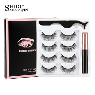 Buy 4pairs-6d-23m Magnetic Eyelashes