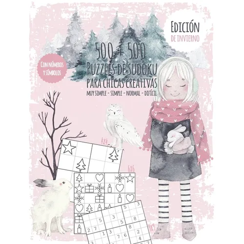 Libro de sudokus de las estaciones para niños creativos: Libro de sudokus para niñas con 500 números y símbolo sudokus - dificultad muy fácil a difíci - Paperback