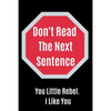 Don't Read The Next Sentence: You Little Rebel. I like You - Paperback
