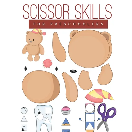 Scissor Skills for Preschoolers: Cutting practice worksheets for preschoolers to kindergarteners, cut and paste activity book ages 3-5 with 100 pages. - Paperback