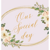 Our Special day, wedding guest book to sign (Hardback) - Hardcover