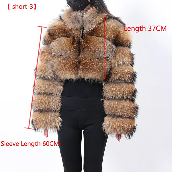 Fashion Fox Fur Winter Coats Vests