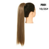 Synthetic Straight Ponytail Hair Extension Clip in
