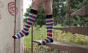 Women's Colorful Stripe Knee High Socks Set