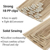 Long Straight Clip in on Hair Extensions