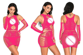 Buy wm012-rose-red Open Crotch Erotic Lingerie