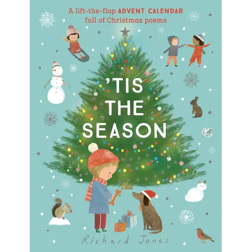 'Tis the Season: A Lift-The-Flap Advent Calendar Full of Christmas Poems - Board Book