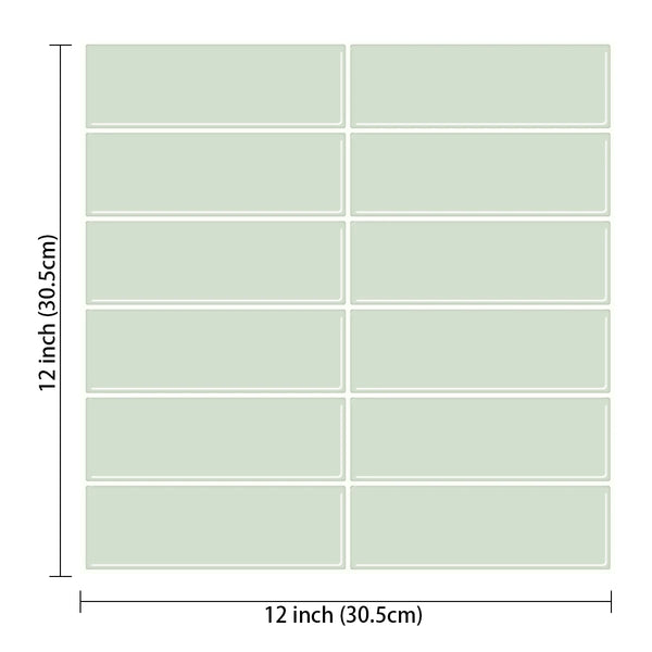 Strong Adhesive Subway Tiles Vinyl Wallpaper Peel and Stick