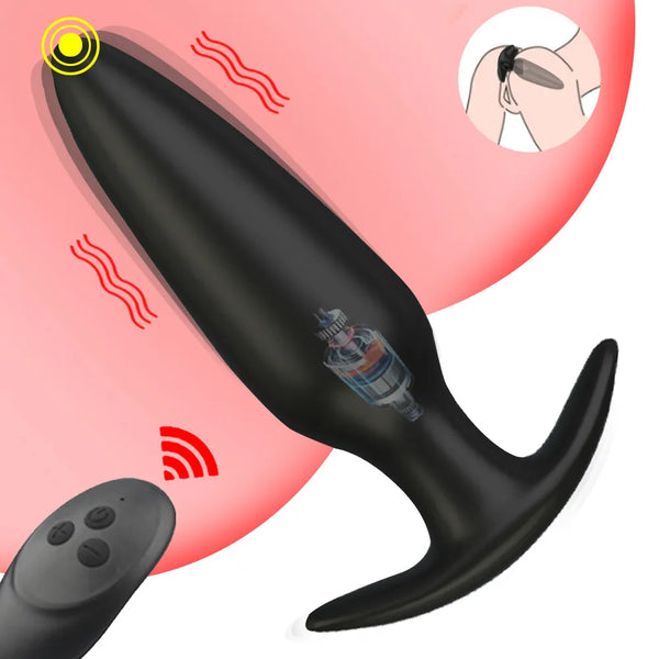 Wireless Remote Control Anal Plug Vibrator