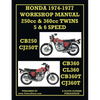 Honda Workshop Manual 1974-1977 Twin Cylinder 5 & 6 Speed Cb250, Cj250t, Cb360, Cl360, Cb360t & Cj360t - Paperback