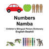 English-Swahili Numbers/Namba Children's Bilingual Picture Dictionary - Paperback