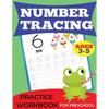 Number Tracing Practice Workbook - Paperback