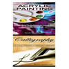 Acrylic Painting & Calligraphy: 1-2-3 Easy Techniques to Mastering Acrylic Painting! & 1-2-3 Easy Techniques to Mastering Calligraphy - Paperback