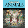 Awesome Animals: Adult Coloring Book - Hardcover