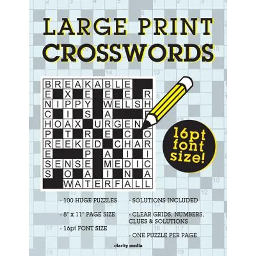 Large Print Crosswords - Paperback