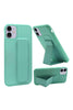 For iPHONE 12 MINI 5.4 FOLDABLE MAGNETIC KICKSTAND VEGAN CASE COVER