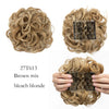 LARGE Comb Clip in Curly Hair Extension