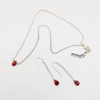 Buy dark-pink Tourmaline Gumdrop Solitaire Gift Set