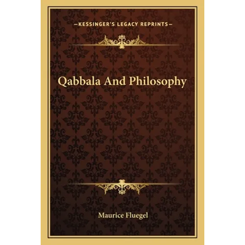 Qabbala And Philosophy - Paperback