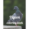 Pigeon coloring book: A Coloring Book of 35 Unique Stress Relief pigeon Coloring Book Designs Paperback - Paperback